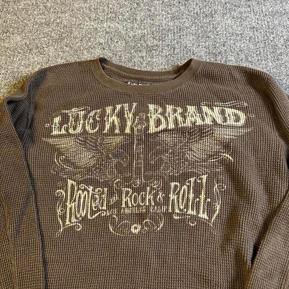 Lucky-brand Men's Brown Jumper